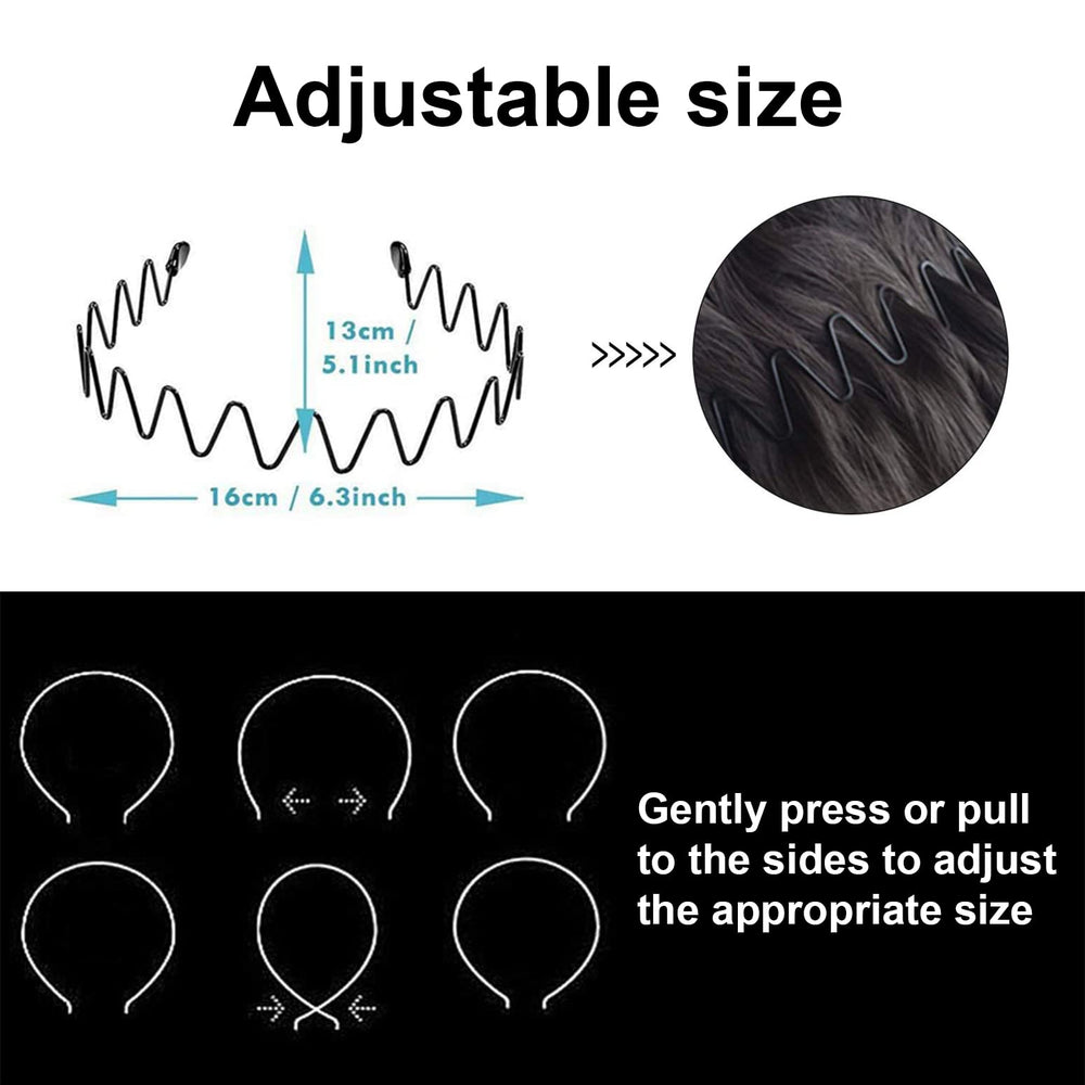 KELUBATU headband showing elastic core for adjustable, secure fit