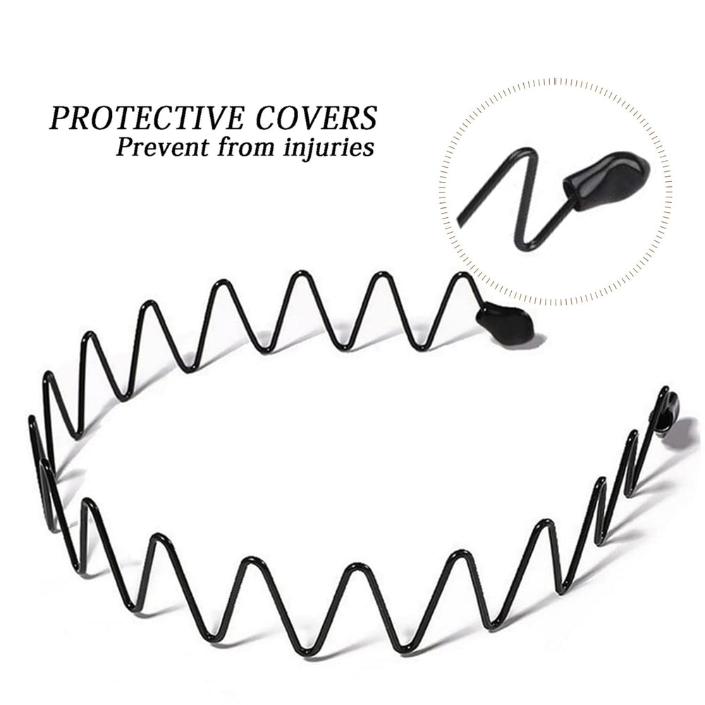 KELUBATU headband non slip wave pattern keeps hair in place during exercise