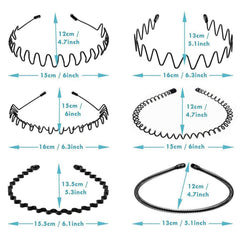 KELUBATU diademas metálicas: extremos de plástico suave para comodidad sin irritación.