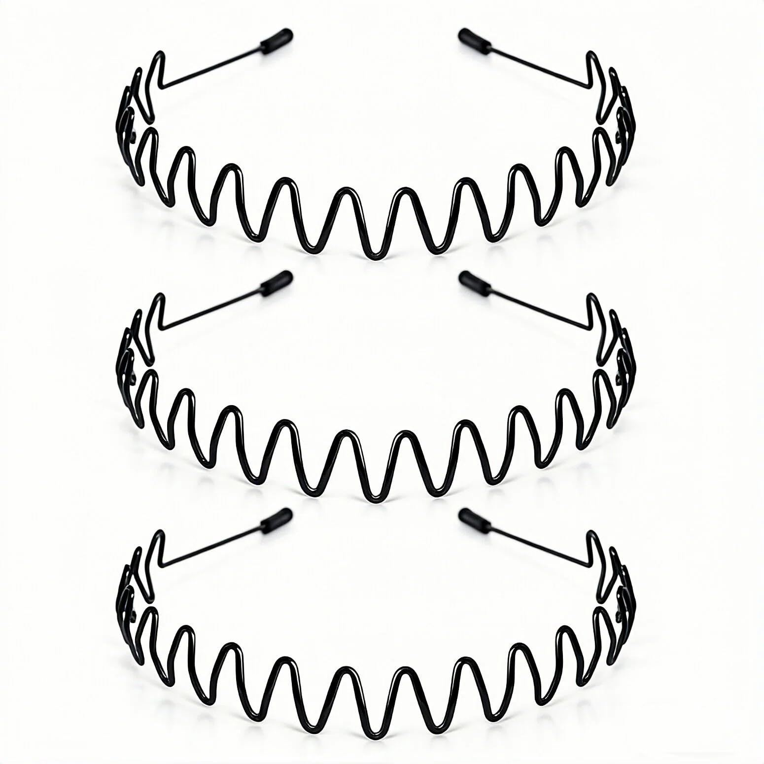 KELUBATU metal headband adjustable for a comfortable fit during workouts