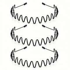 KELUBATU metal headband adjustable for a comfortable fit during workouts