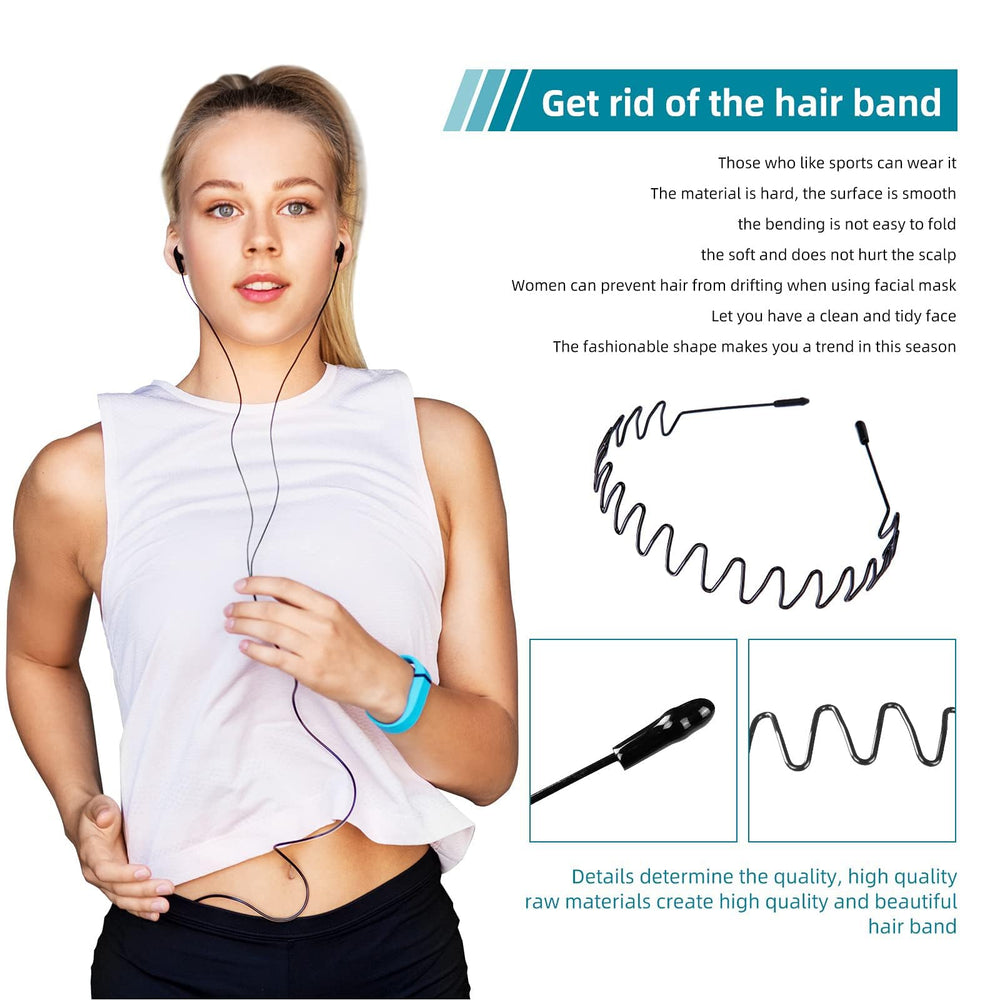 KELUBATU sports headband for hair control and everyday activities