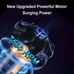 KEMEI 2299 7500 RPM motor for fast, smooth cuts