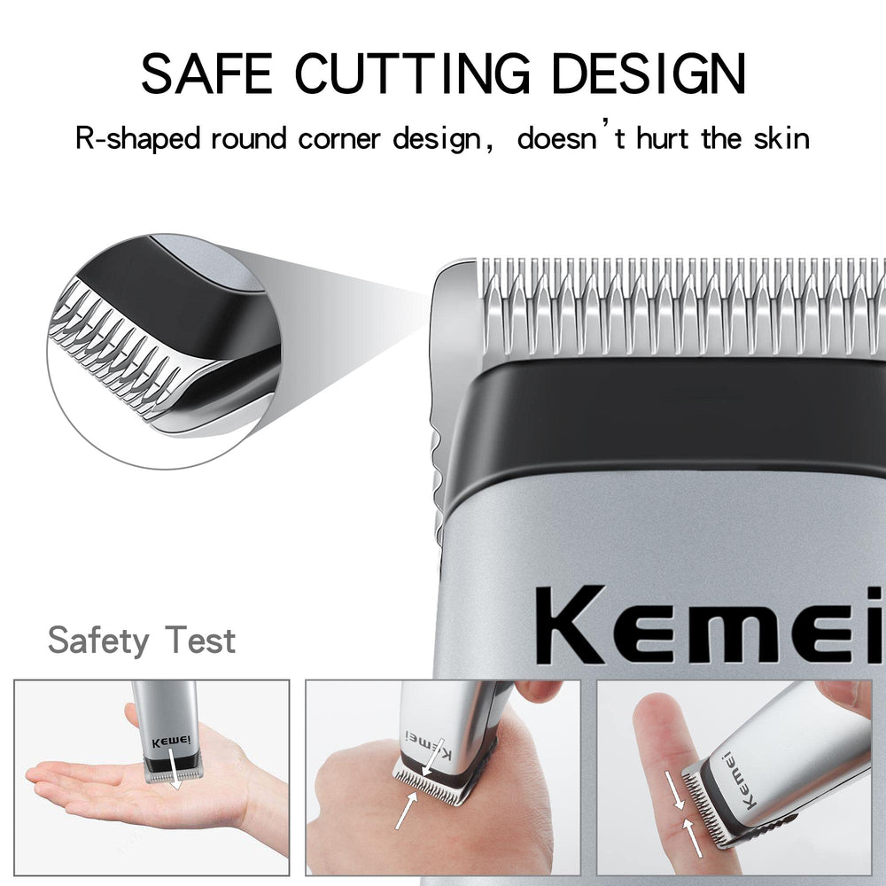 KEMEI mini clippers deliver beard trimming precision.