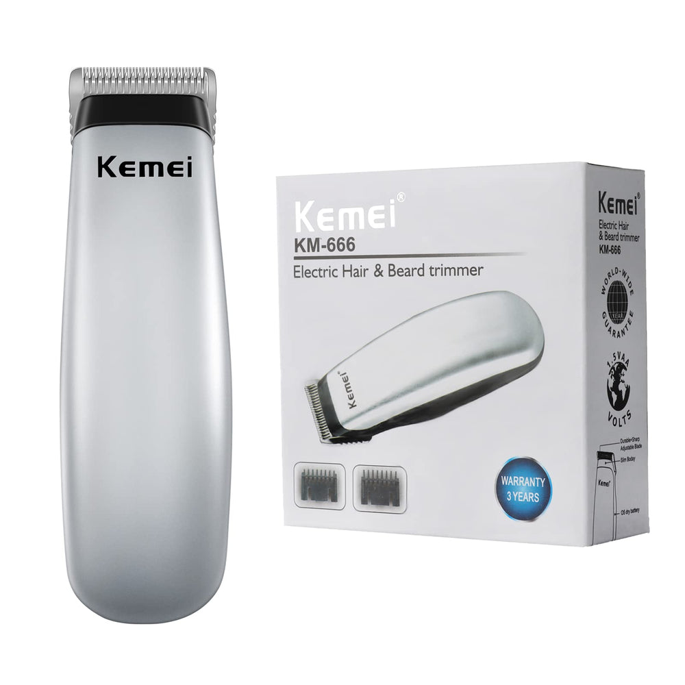 KEMEI cordless trimming for fuss-free grooming.