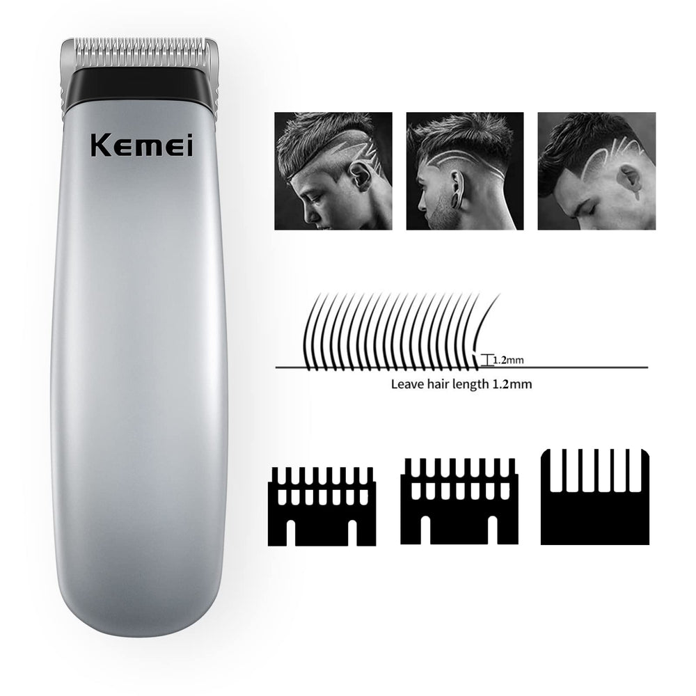 KEMEI mini clippers with stainless steel blades deliver lasting sharpness.