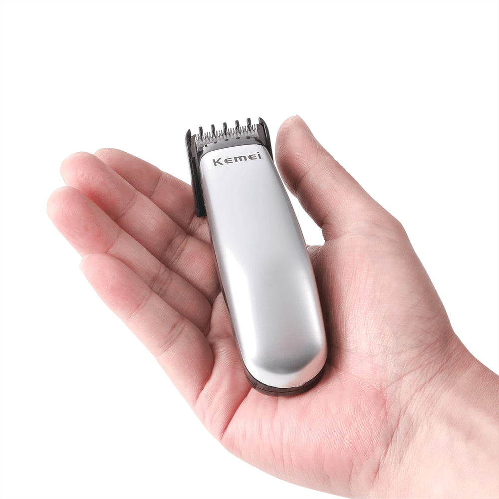 KEMEI Mini Hair Trimmer compact design for travel grooming
