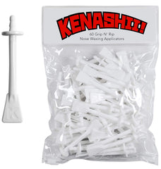 Kenashii Grip’n’Rip nose waxing sticks in packaging for quick, mess-free nasal grooming.