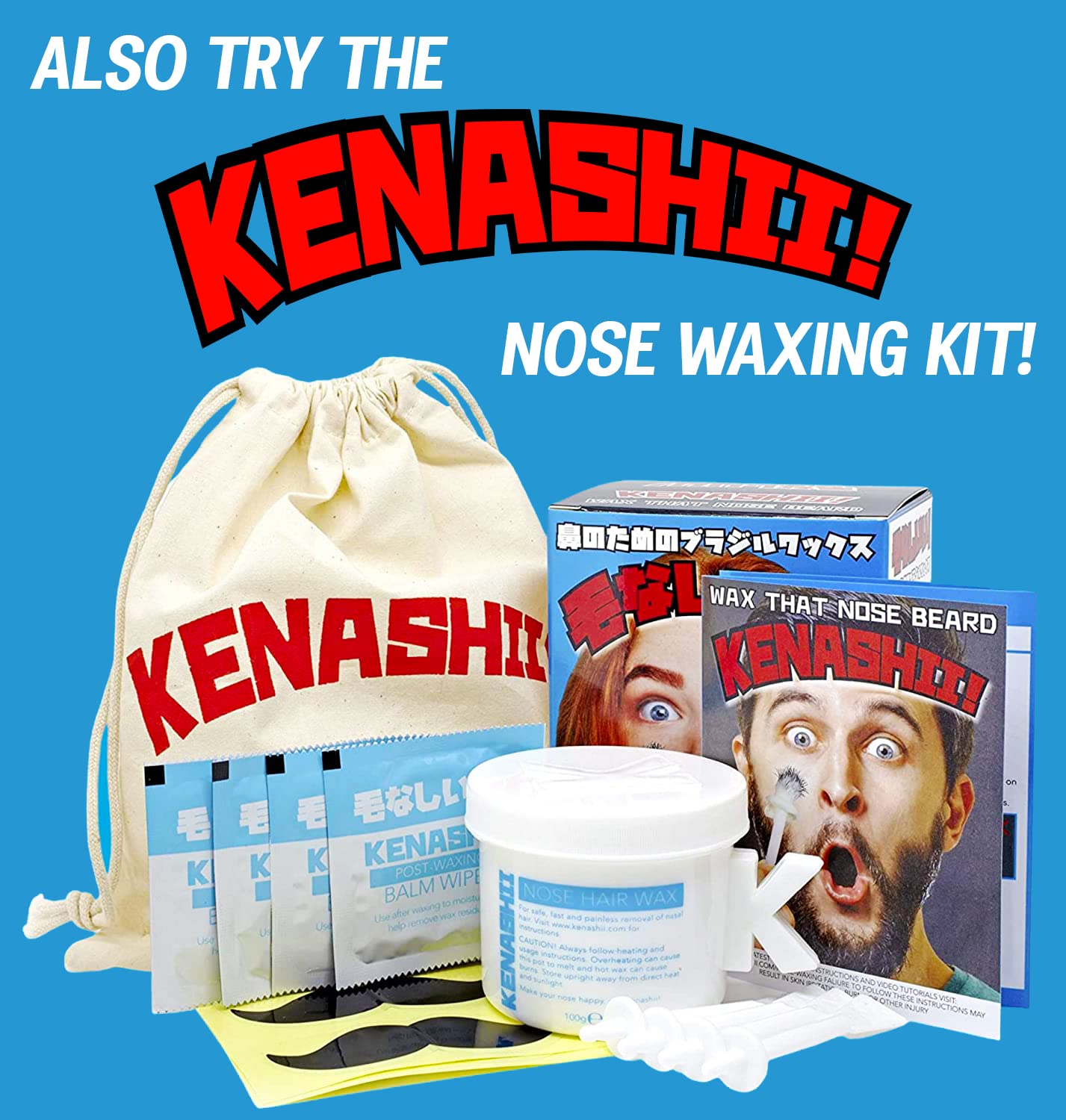 Kenashii Grip’n’Rip offers comfortable waxing with potentially longer-lasting smooth results.