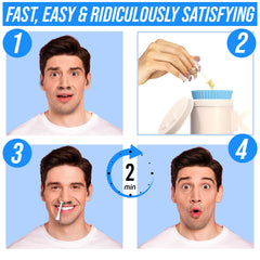 Kenashii nose waxing kit with applicator pack for precise application.