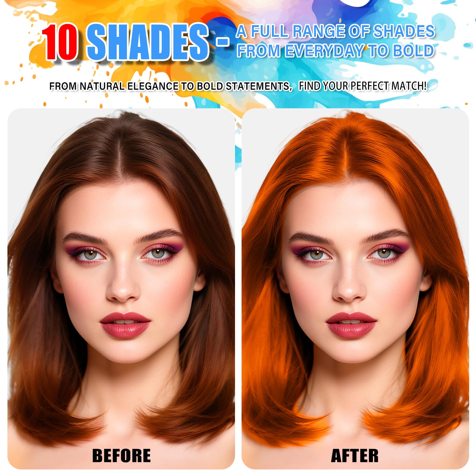 KENINA party cosplay orange hair spray for events