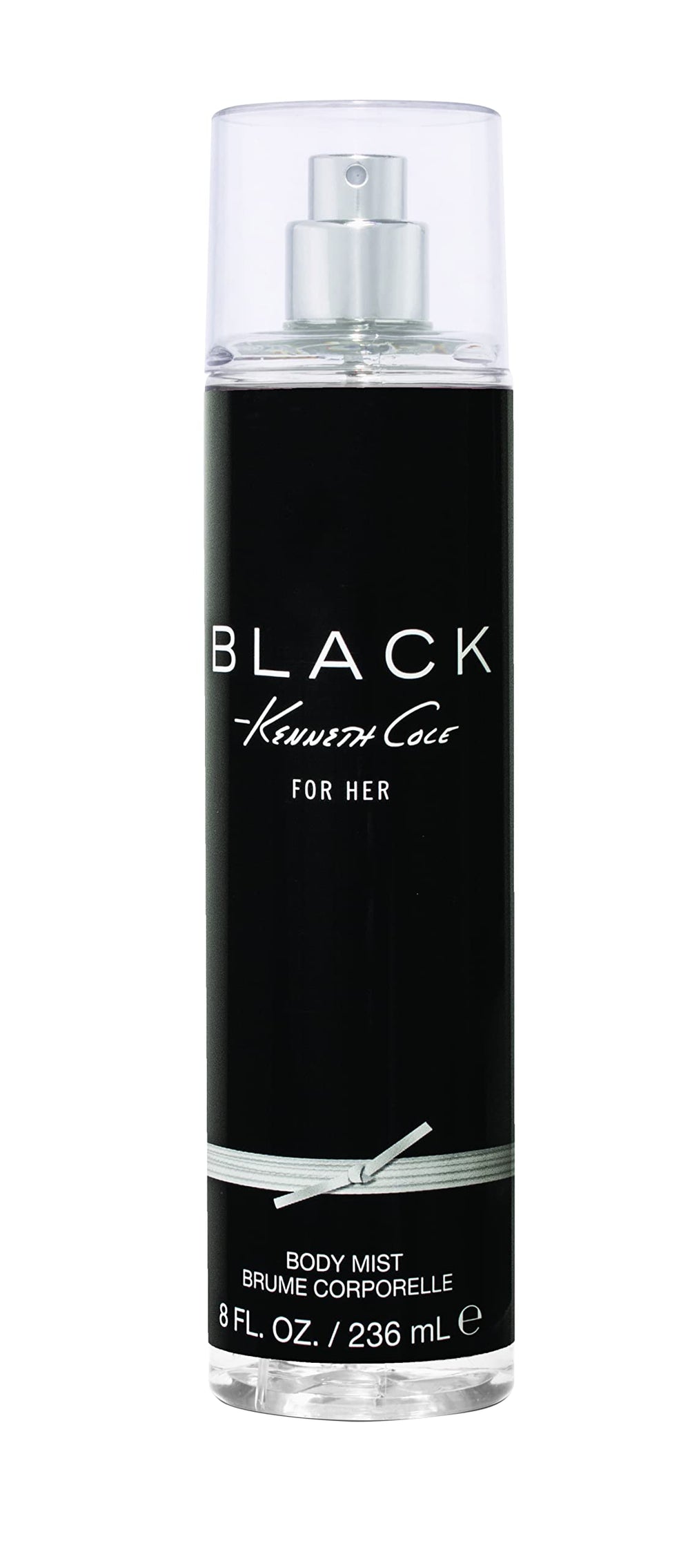 Kenneth Cole Black for Her bottle front view, versatile daily fragrance for daytime elegance.