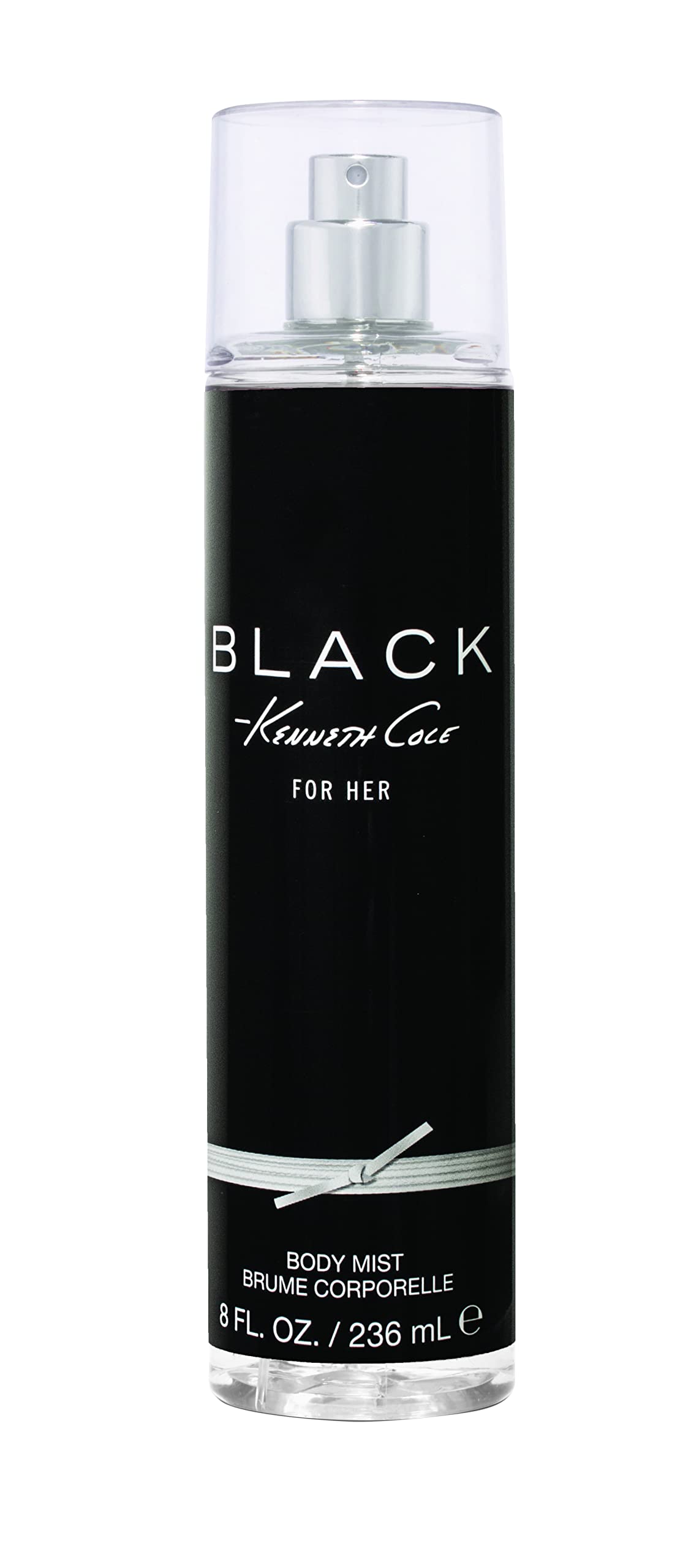 Kenneth Cole Black for Her bottle front view, versatile daily fragrance for daytime elegance.