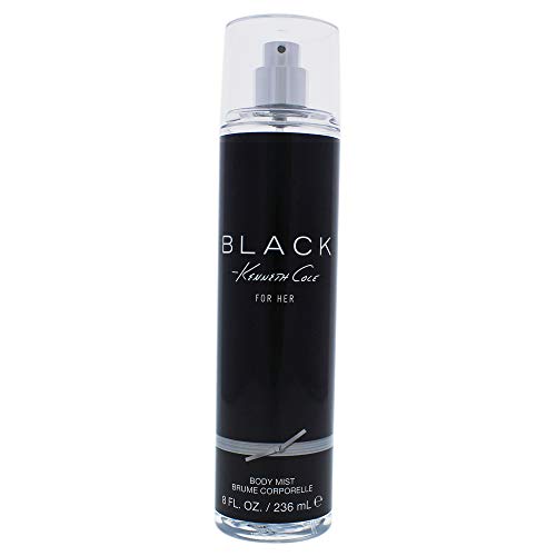 Kenneth Cole Black for Her bottle side view, transitions to evening with confidence.