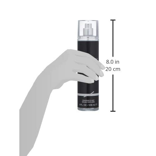 Kenneth Cole Black for Her spray nozzle closeup, easy to apply for all-day freshness.