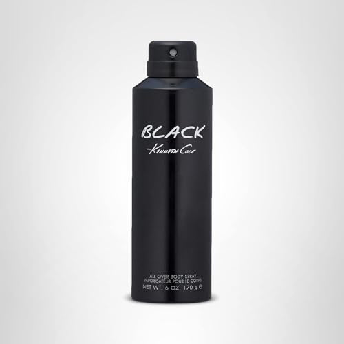 Kenneth Cole Black packaging conveys urban sophistication suitable for gifting.