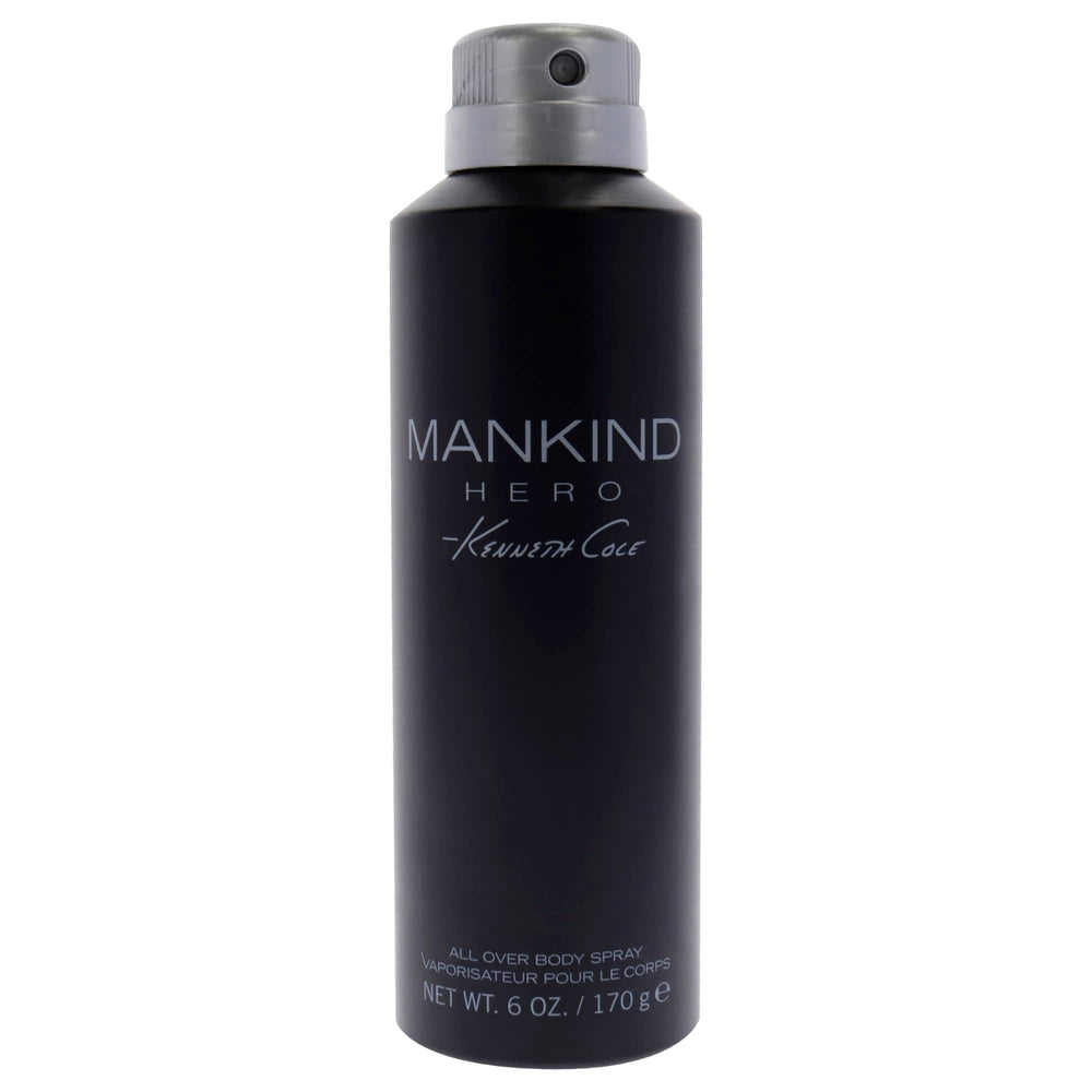 Kenneth Cole Mankind Hero bottle close-up showing a fresh, lasting masculine scent