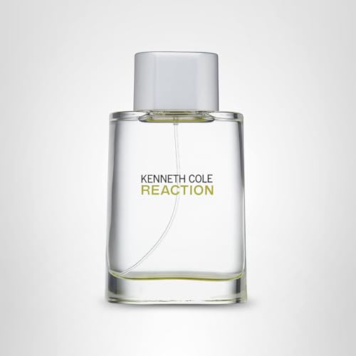 Kenneth Cole Reaction lifestyle usage demonstrates quick, refreshing scent during morning routine