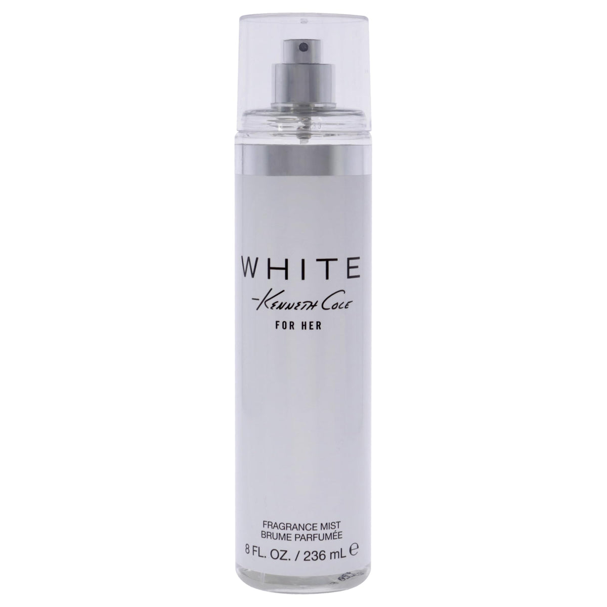 Kenneth Cole White For Her bottle pour, a fresh feminine scent with long-lasting allure.