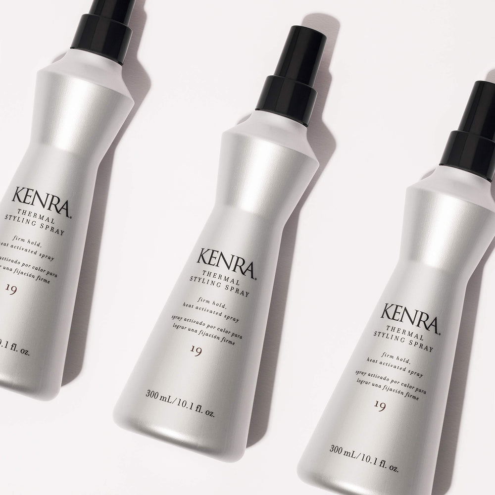 Kenra aerosol térmico aporta brillo satinado al cabello.
