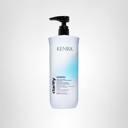 Kenra Clarify Shampoo shine closeup suggests vibrant, refreshed hair after a weekly reset.