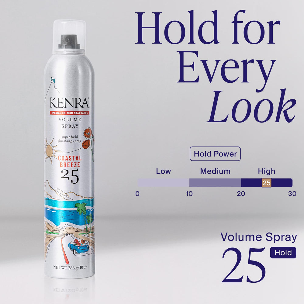 Acabado pulido y duradero con Kenra Coastal Breeze en cualquier tipo de cabello.