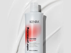 Kenra Color Protecting Shampoo lather closeup highlights rich foam for gentle cleansing.