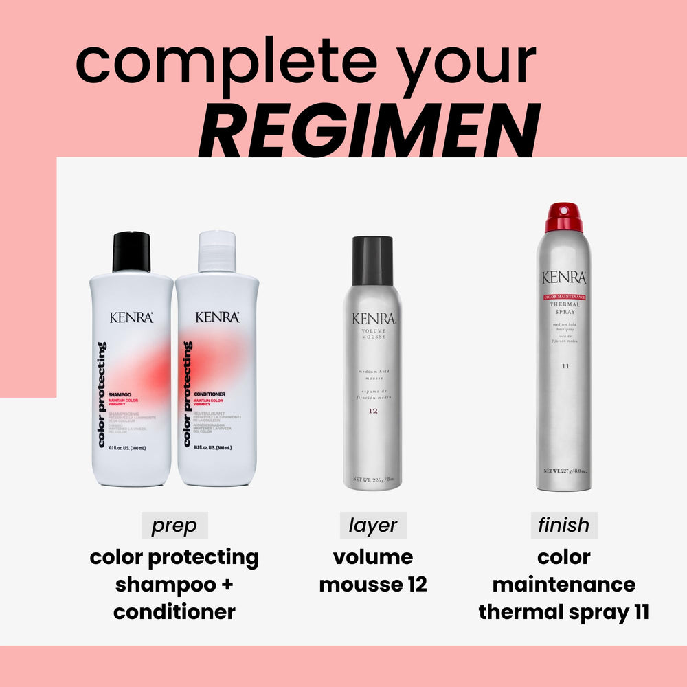 Kenra Color Protecting Shampoo system bottle illustrating color maintenance