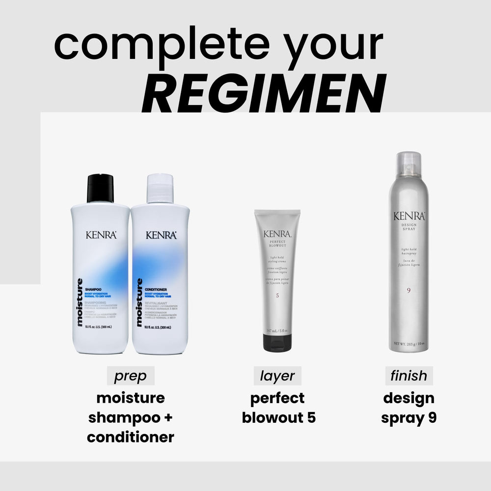 Kenra Design Spray 9 helps hair move with natural movement.