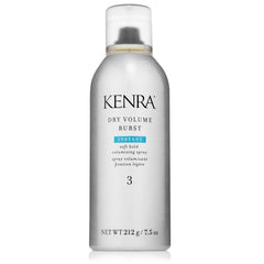 Kenra Dry Volume Burst 3 bottle ready for on-the-go styling with instant lift.