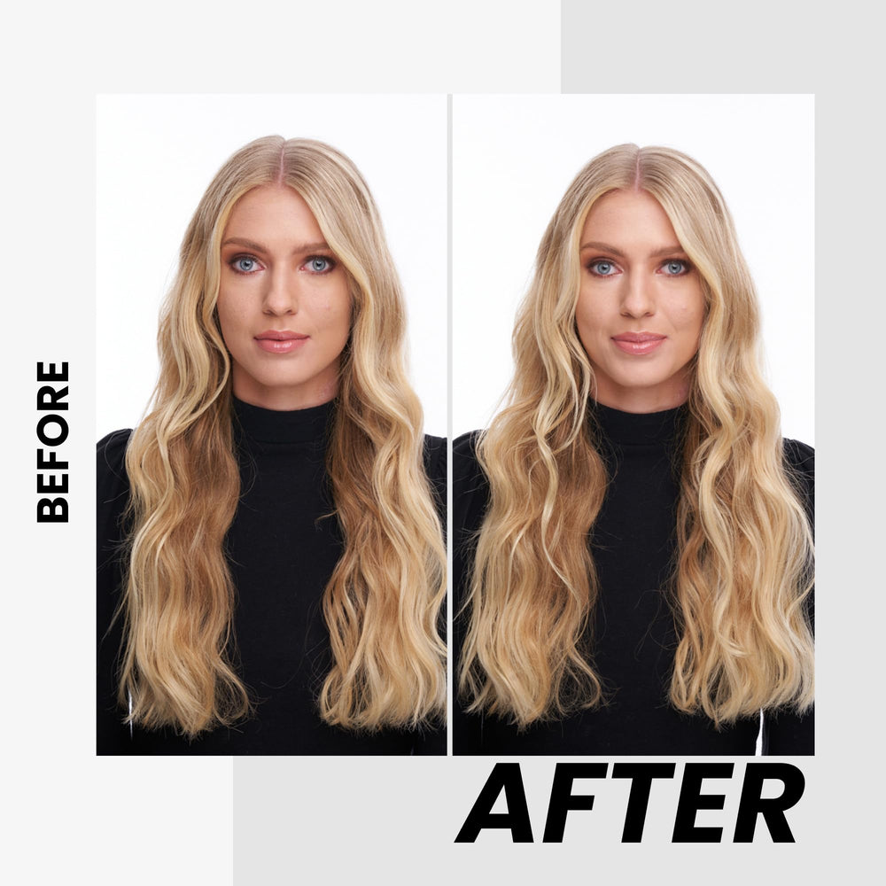 Kenra Dry Volume Burst 3 dry application shown for mess-free styling and root lift.