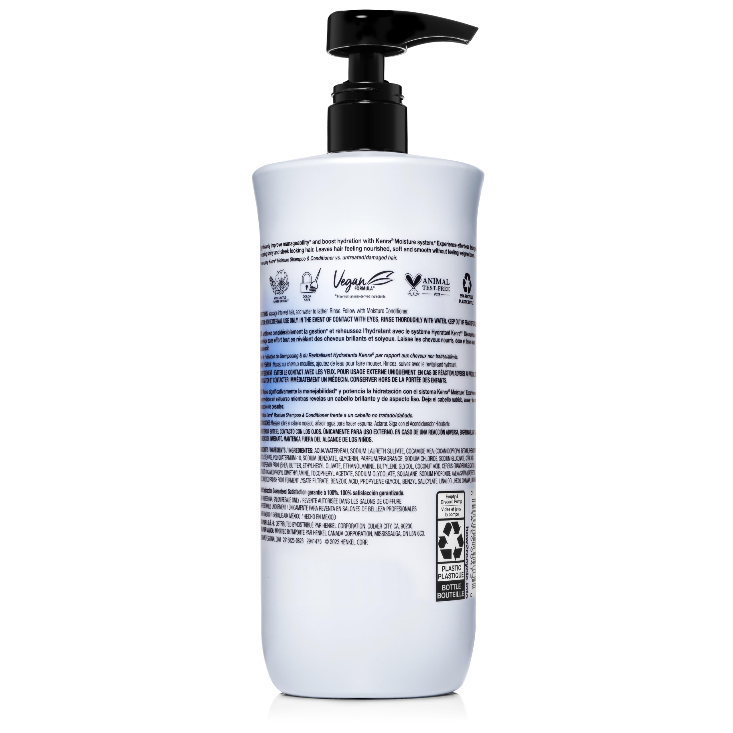Kenra Moisture Shampoo color-safe formula helps maintain vibrancy