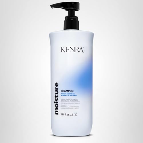 Kenra Moisture Shampoo product scene showcasing hydration boost