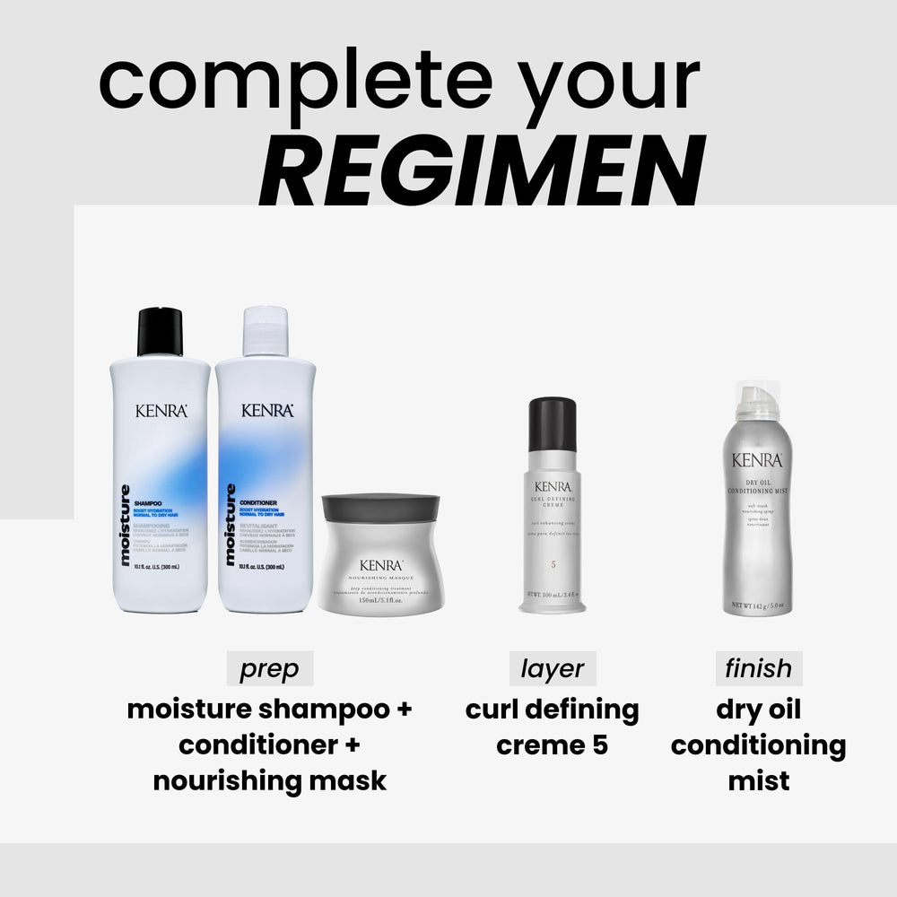 Kenra Nourishing Masque radiant shine look on styled hair