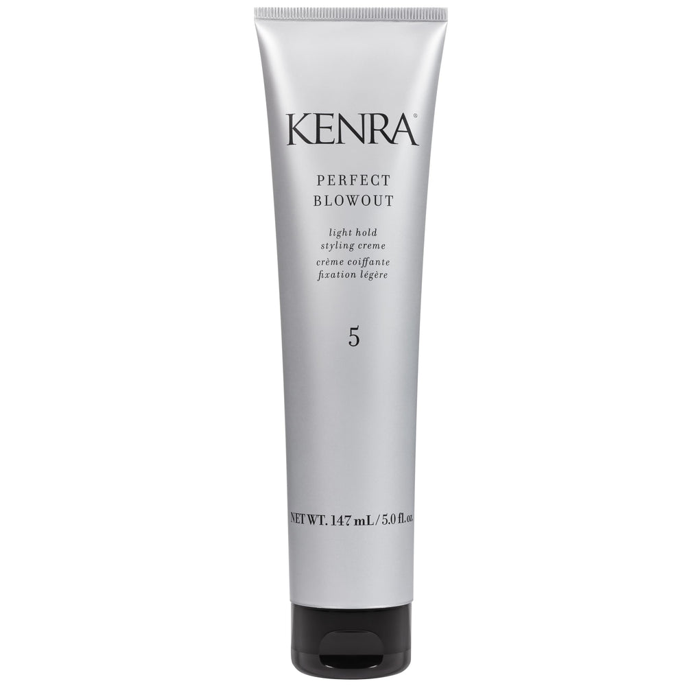 Kenra Perfect Blowout 5 muestra protección térmica para peinado duradero.