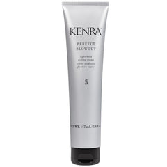 Kenra Perfect Blowout 5 muestra protección térmica para peinado duradero.