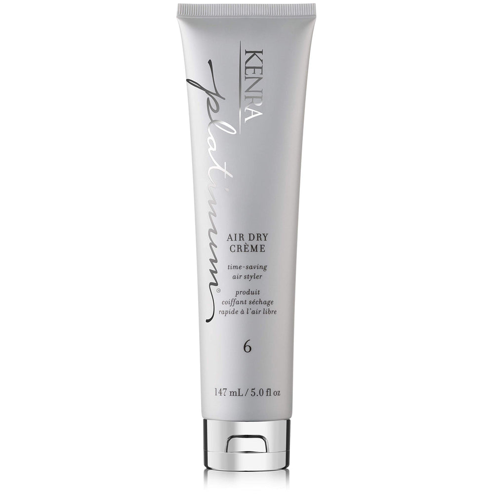 Kenra Platinum Air Dry Creme 6 bottle close-up for quick, lightweight styling