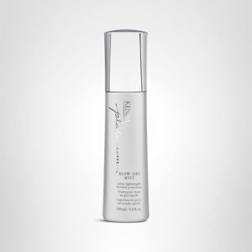 Kenra Platinum Blow-Dry Mist after-styling finish offers lasting smoothness.