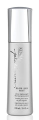 Kenra Platinum Blow-Dry Mist bottle ready for fast drying and heat protection.