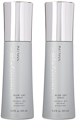 Kenra Platinum Blow-Dry Spray packaging and label details