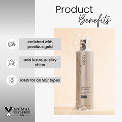 Kenra Luxe Shine conditioner bottle delivers silky slip for glossy hair