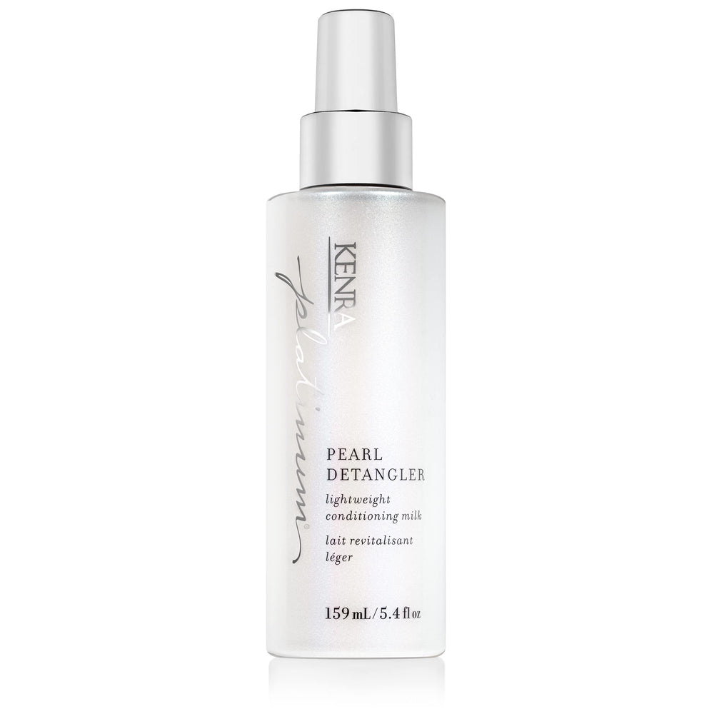Kenra Platinum Pearl Detangler bottle pour enabling effortless detangling and smooth manageability