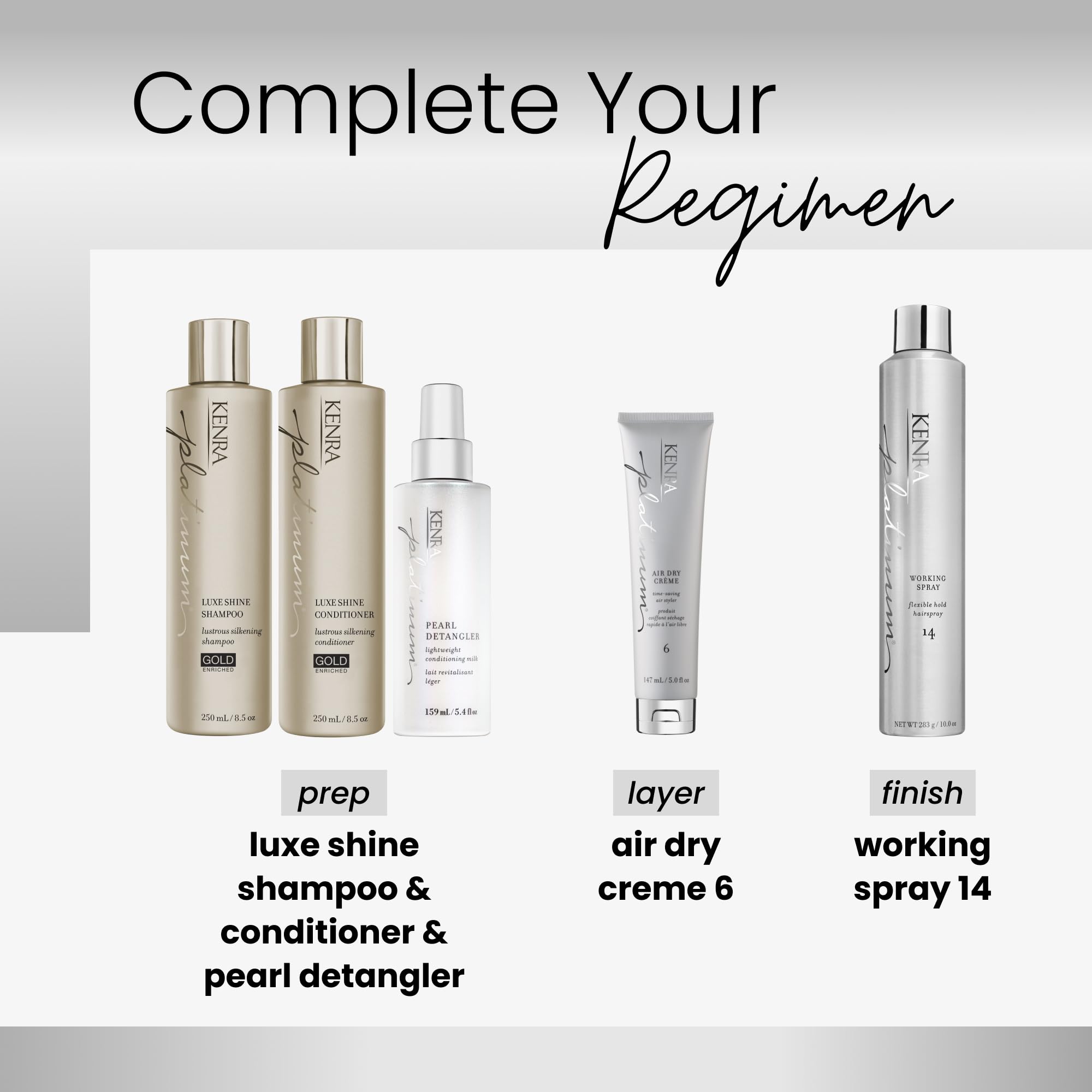 Detangles and smooths for various textures with Kenra Pearl Detangler