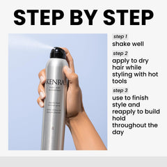 Kenra protección térmica 450F aerosol: protege el cabello al usar calor.