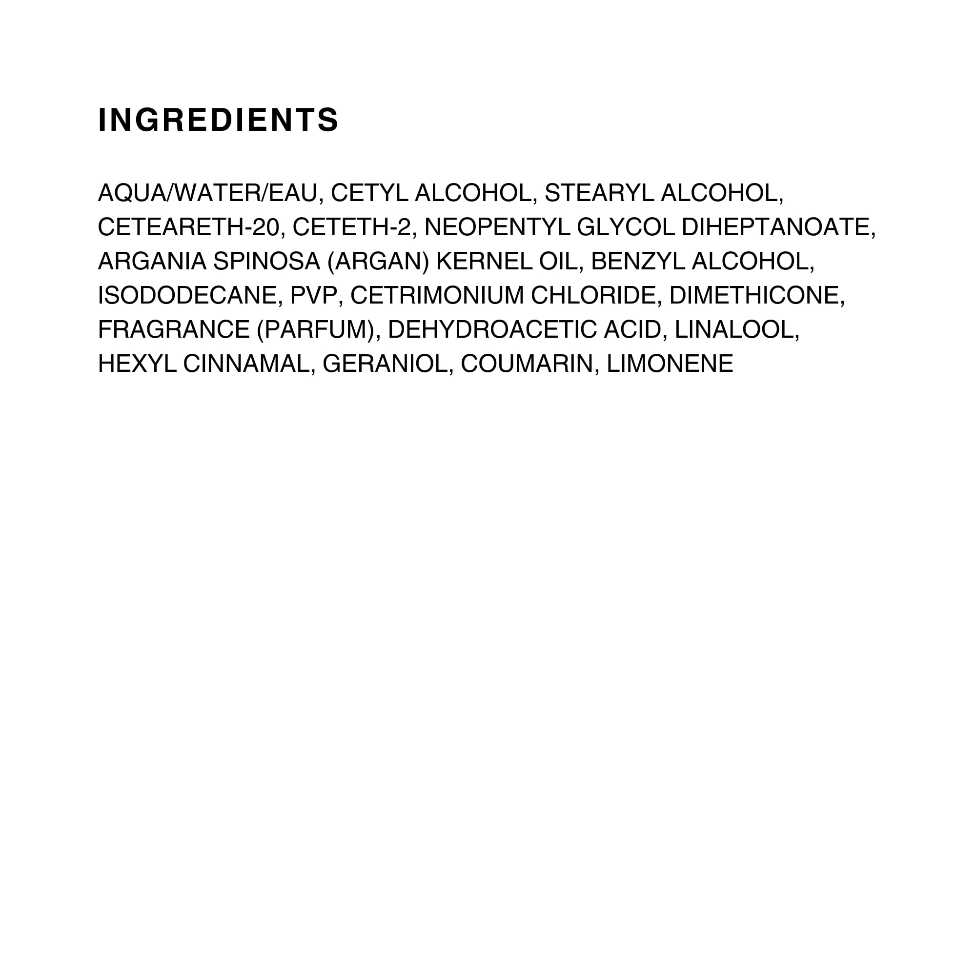 Kenra Smoothing Blowout Lotion 14 ingredients emphasize moisturizing formula