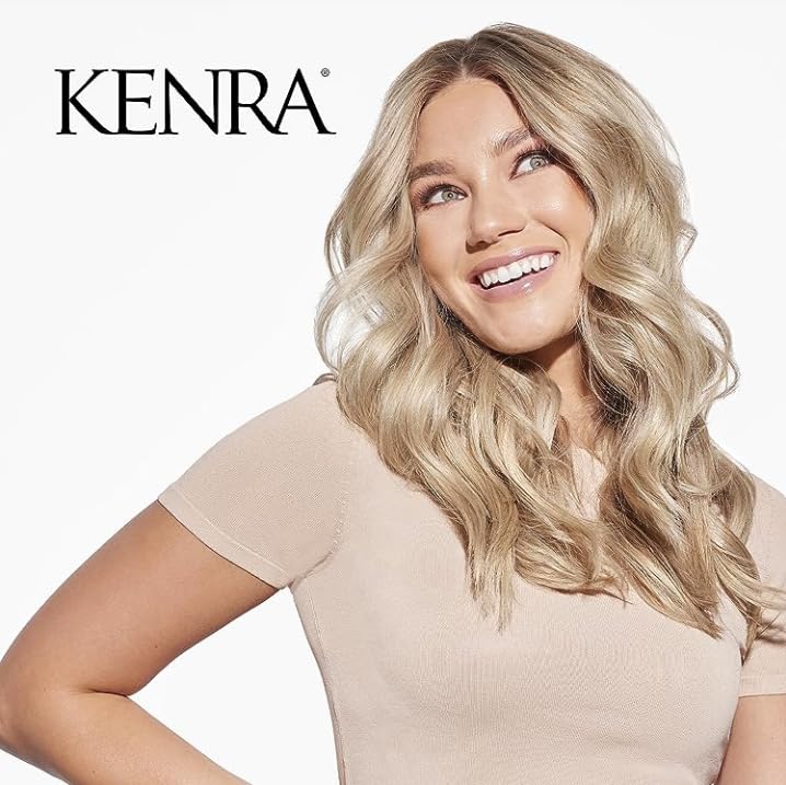 Kenra Smoothing Blowout Lotion 14 lifestyle shot indicating humidity-resistant shine
