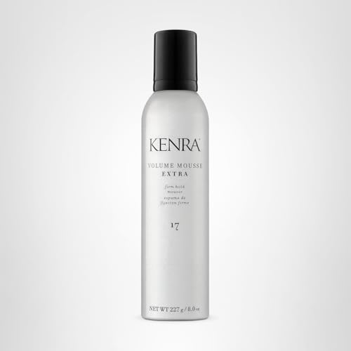 Curl definition with Kenra Volume Mousse Extra 17 on permed hair