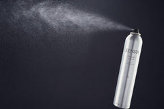 Hair with natural shine after light mist from Kenra Volume Spray 25.