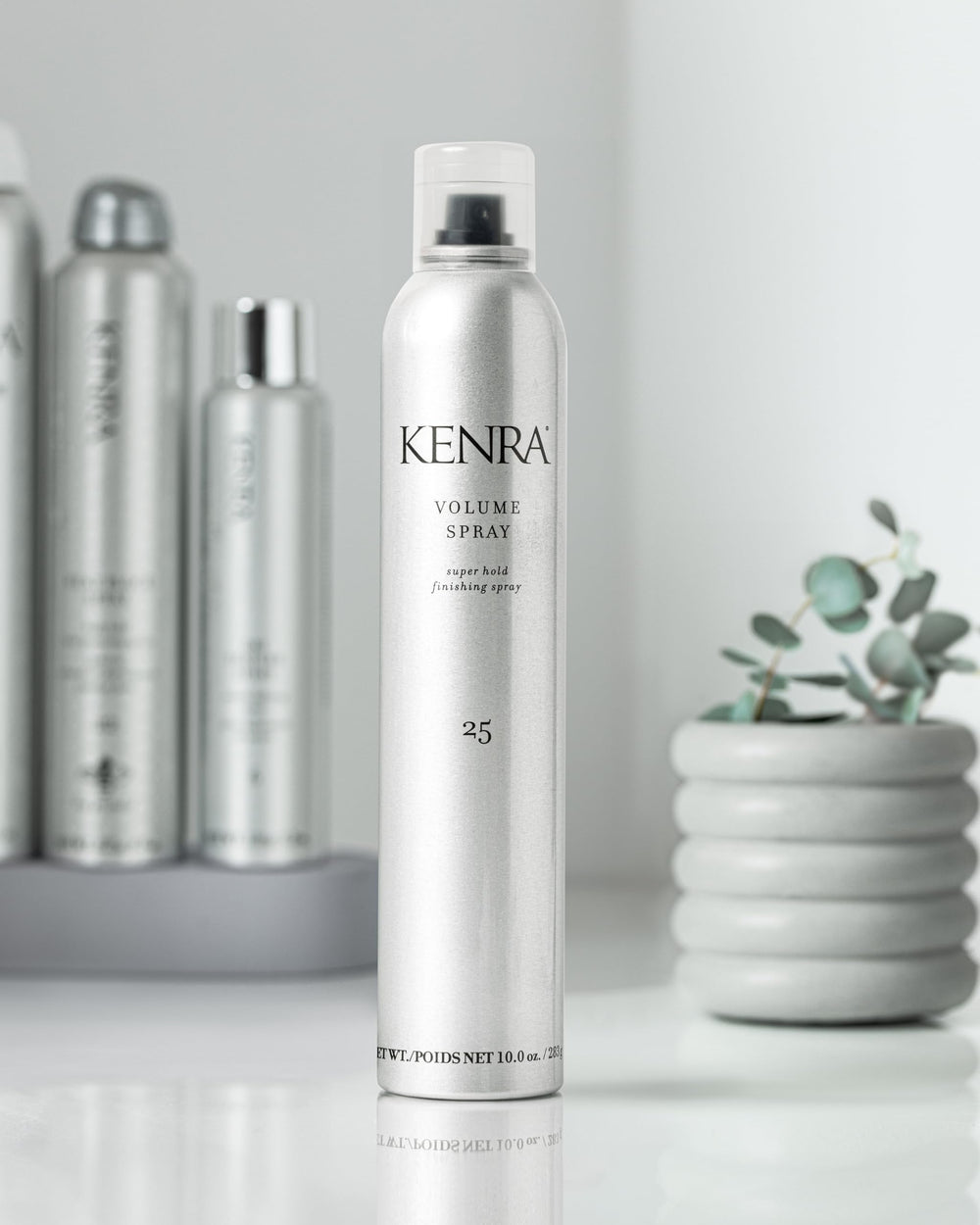 Kenra Volume Spray 25 humidity-shield helps styles stay put for hours.