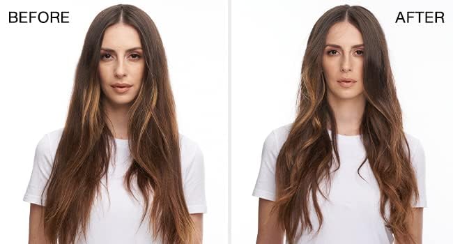 Root area boosted with Kenra Volume Spray 25 for added volume.